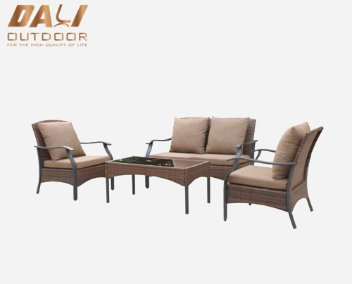 ny model sofasæt samtale loveseat sofa rattan udendørsmøbler